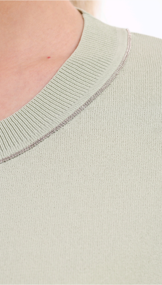 Футболка Sempre Зелений колір (SP2517Gr-L-XL) Футболка Sempre Зелений колір (SP2517Gr-L-XL)