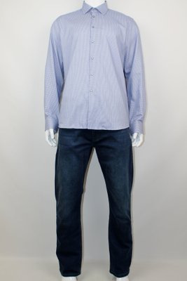 Рубашка CLIMBER Біло-синій цвет (820-1243-3XL)