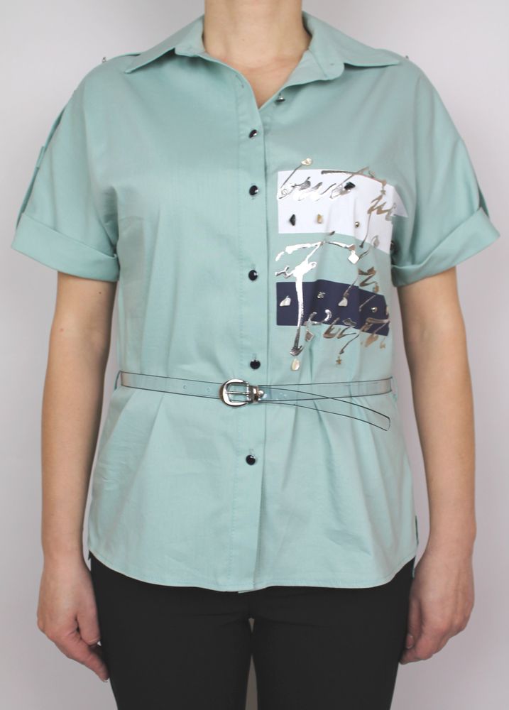 Блуза Phardi Оливковий колір (931551451G)