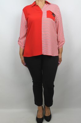 Блуза Jovenna Червоно-білий колір (JV2904R-48)