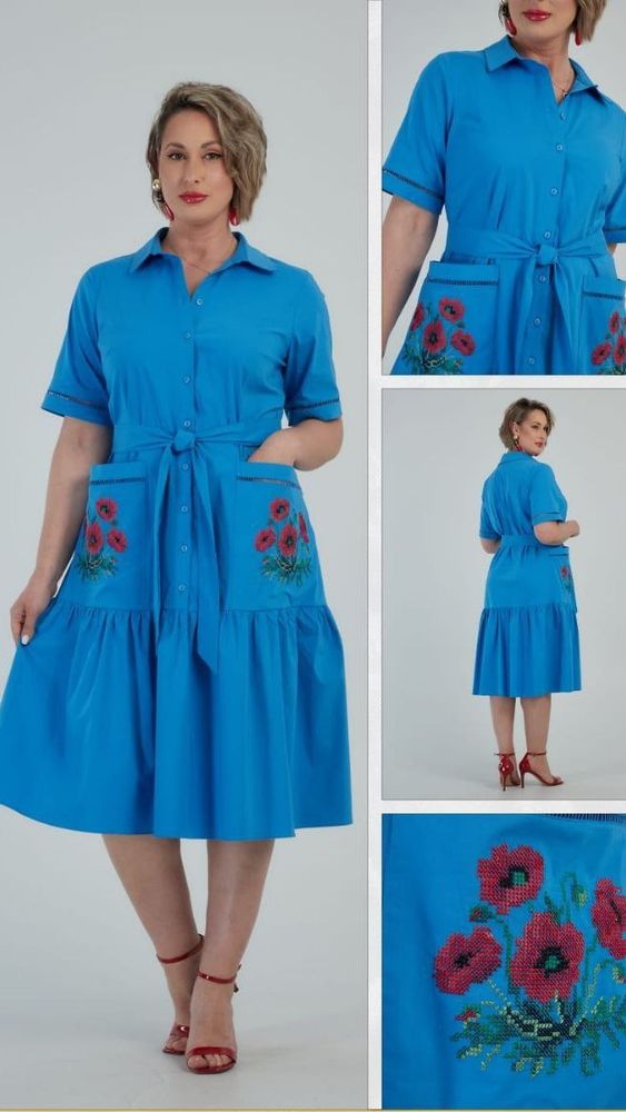Сукня Biljana Синій колір (BJN6377)