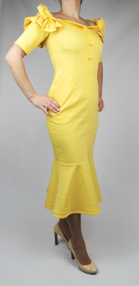 Платье Janna Dark Жёлтый цвет (66222)