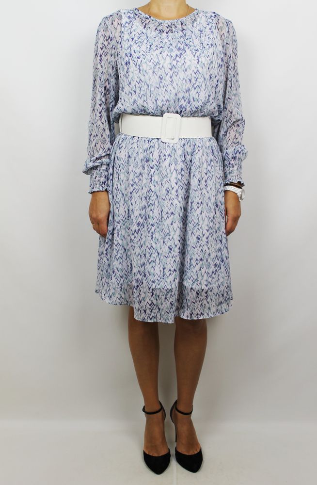 Сукня Trend Up Біло-синій колір (TR4928-38)
