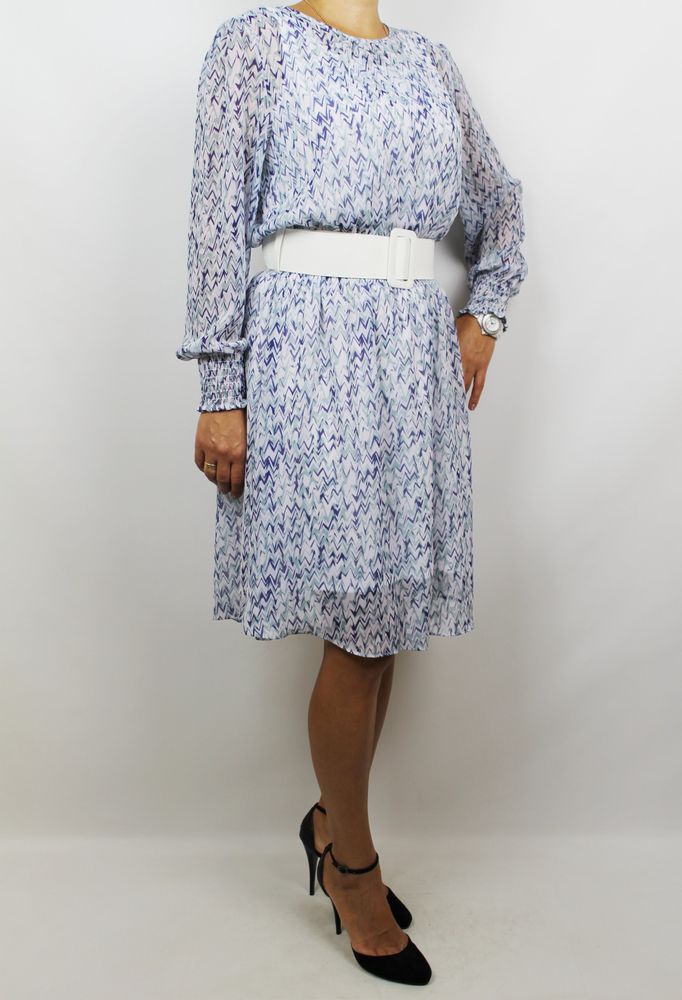 Сукня Trend Up Біло-синій колір (TR4928)