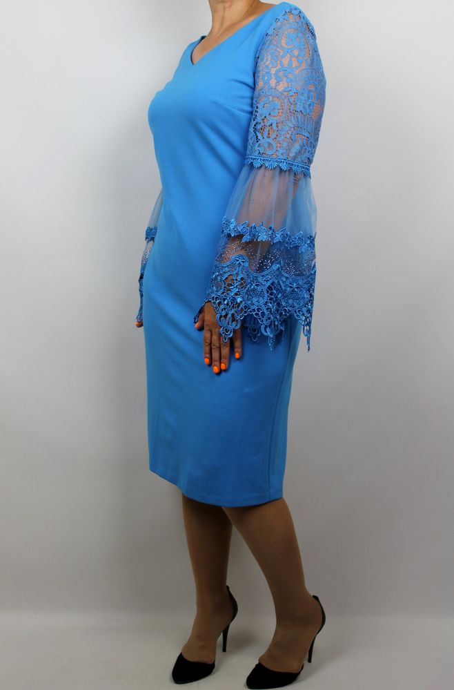 Платье Verda Голубой цвет (VD20SDRE370B)