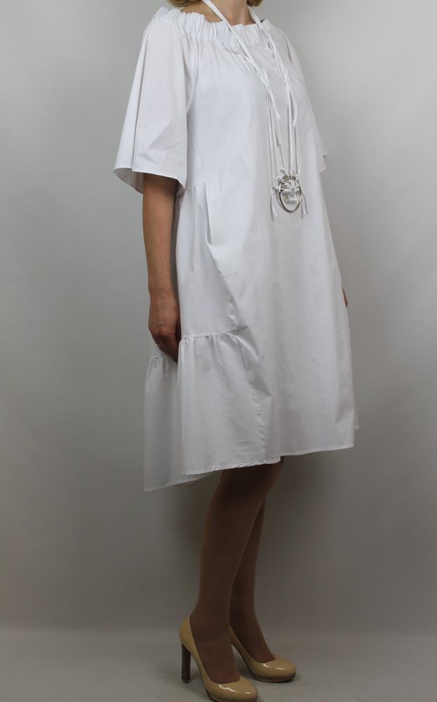 Платье Verda Белый цвет (VD20SDRE235W)
