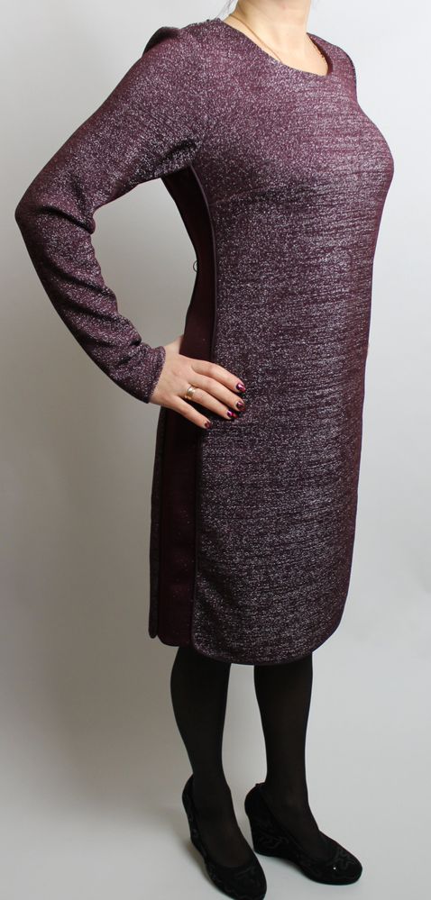Платье L'Hotse Бордовий цвет (5086)