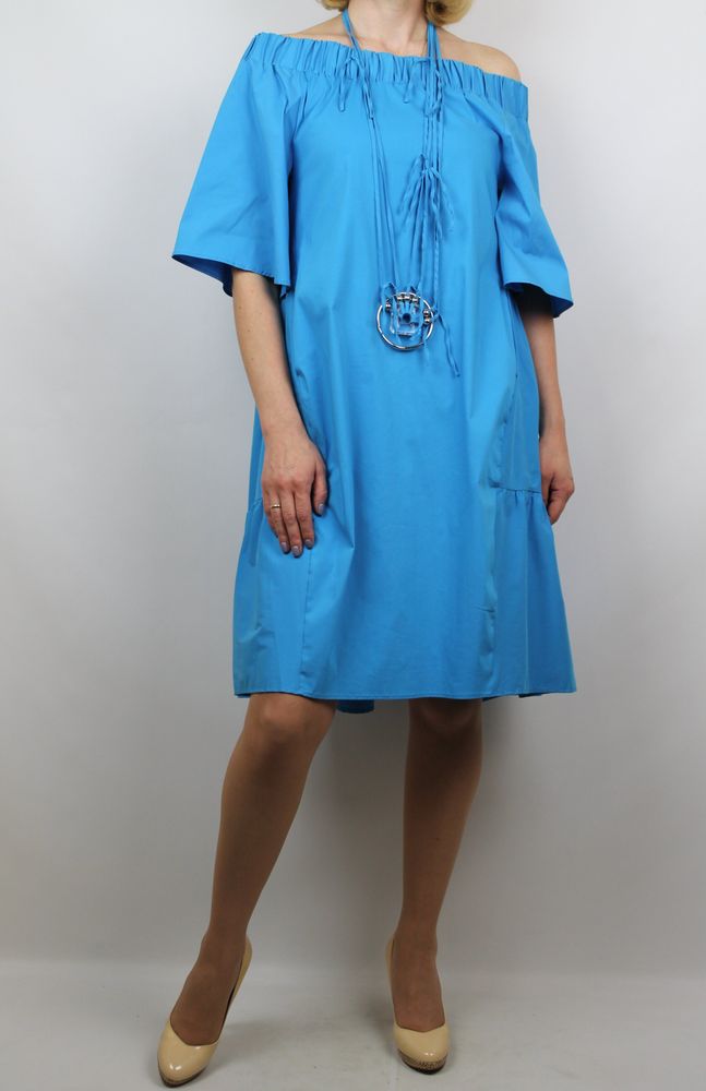 Платье Verda Голубой цвет (VD20SDRE235B)