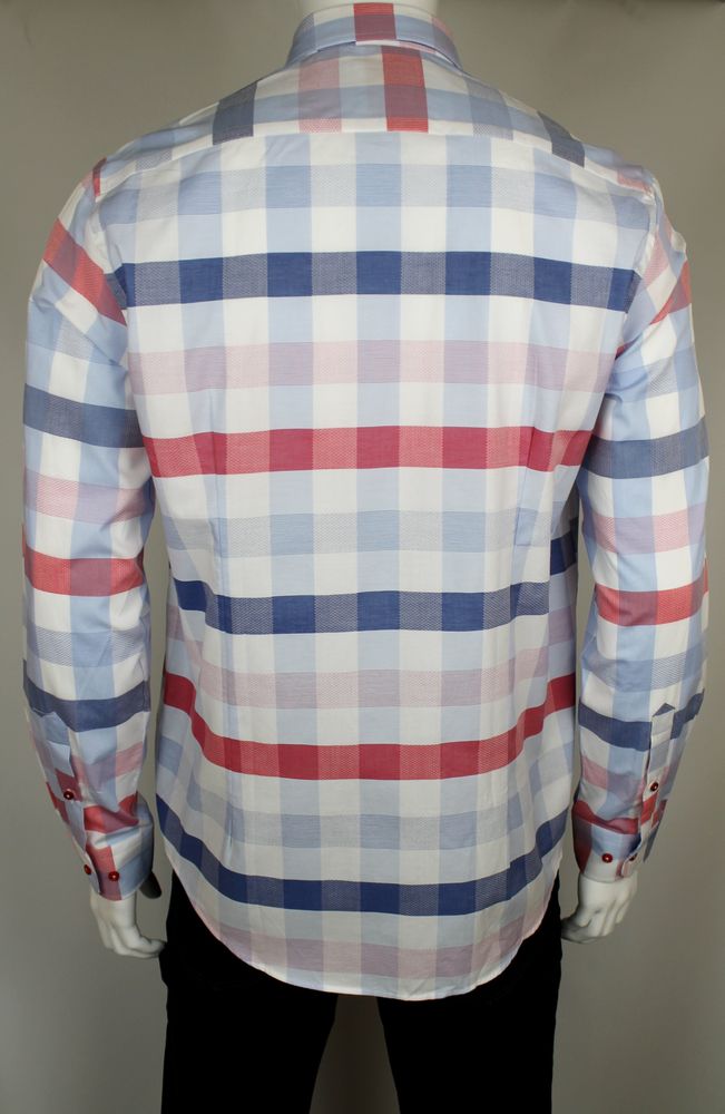 Рубашка ECER Білий/Блакитний цвет (EC81182645-L)