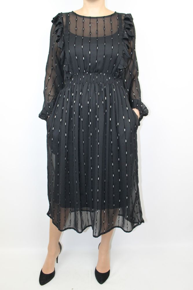 Платье Piena Чорний цвет (PN6895-48)