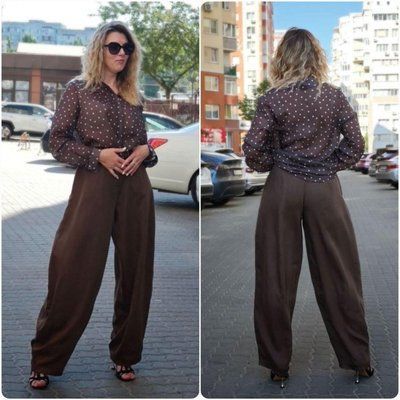 Блуза Azuri Коричневий колір (AZR7065BRN-XL)