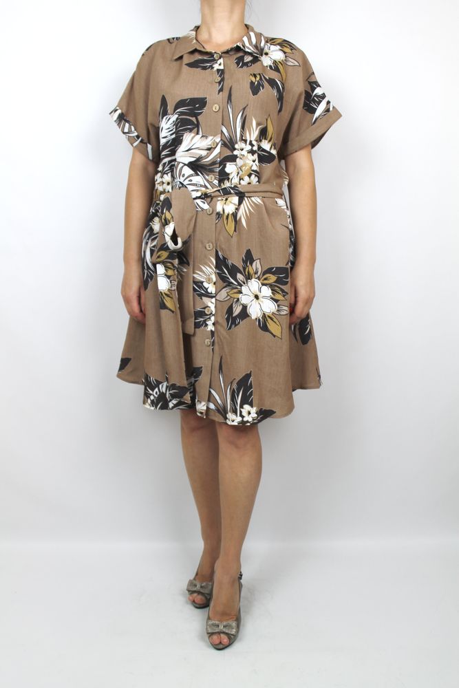 Платье Fenka Коричневый цвет (FN3400B)