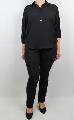 Блуза Perzoni Чорний цвет (PZ4371-42)