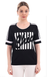Футболка Sempre Чорно-білий колір (SP2505Bk-L-XL) 1 з 3