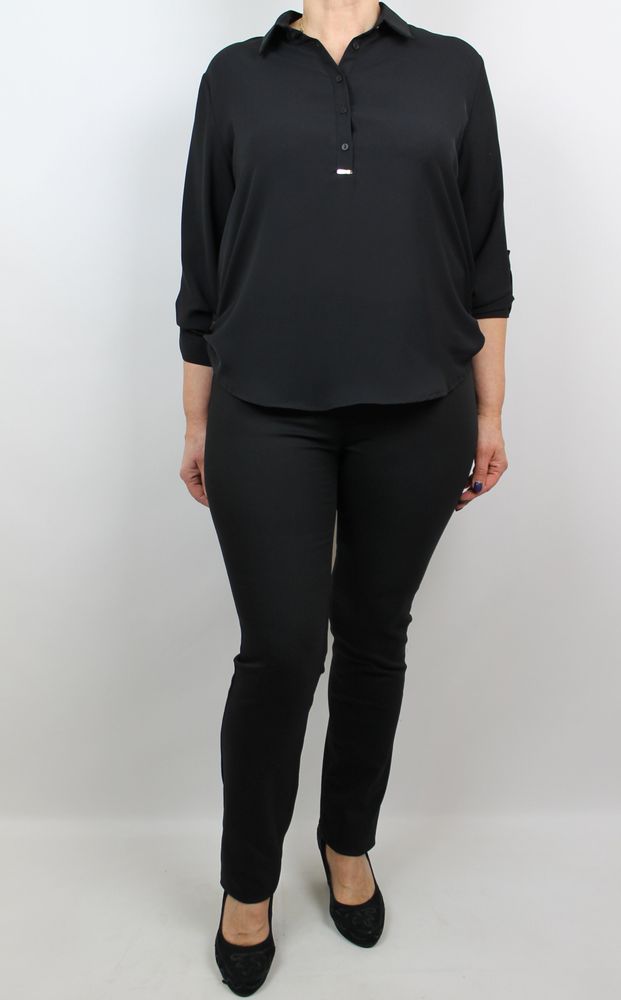 Блуза Perzoni Чорний цвет (PZ4371)