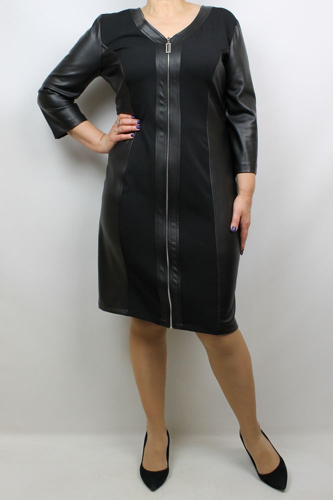 Платье Lady Form Чорний цвет (LF9235-48)