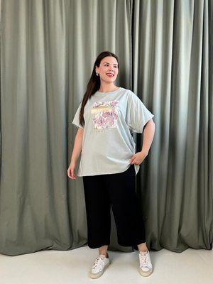 Футболка Destello Фісташковий колір (DST2445-L)