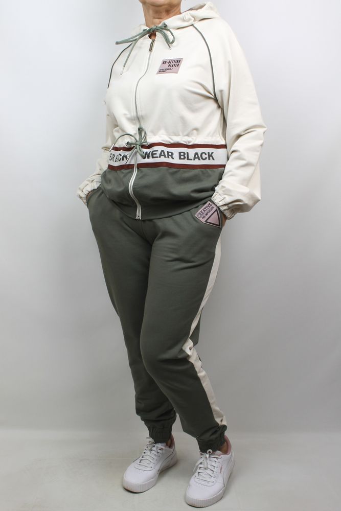 Спортивний костюм Sogo Хакі колір (SG1680Hk)