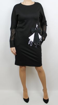 Платье Fenka Чорний цвет (FN1125-48)