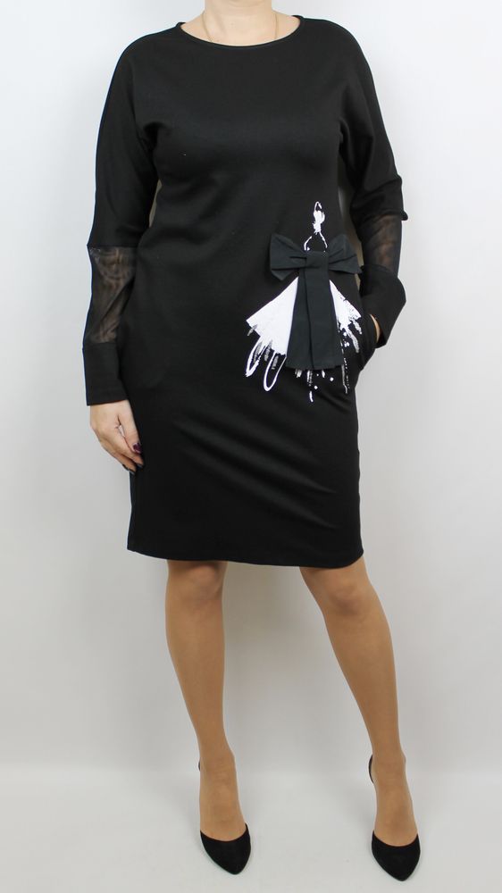 Платье Fenka Чорний цвет (FN1125-44)