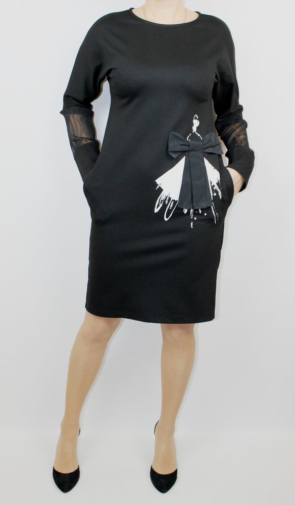 Платье Fenka Чорний цвет (FN1125-48)
