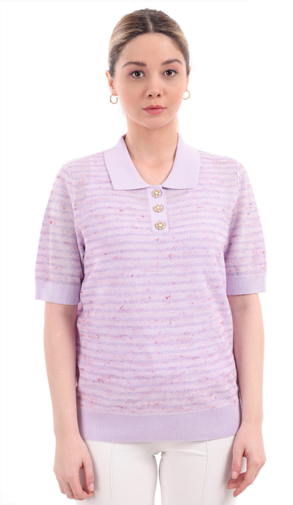 Поло Sempre Ліловий колір (SP2522-L-XL) Поло Sempre Ліловий колір (SP2522-L-XL)