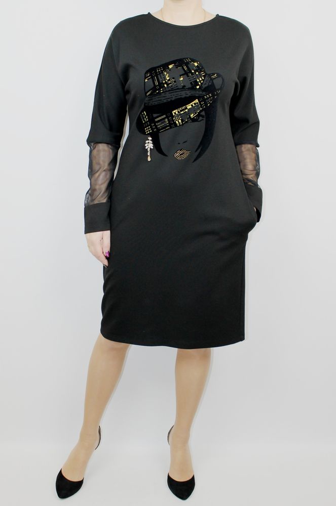 Платье Fenka Чорний цвет (FN1126)